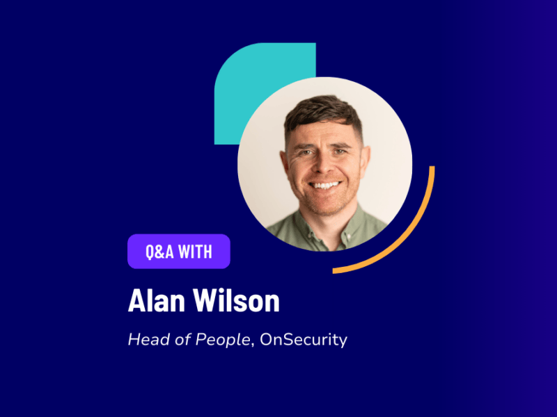 Alan Wilson Q&A