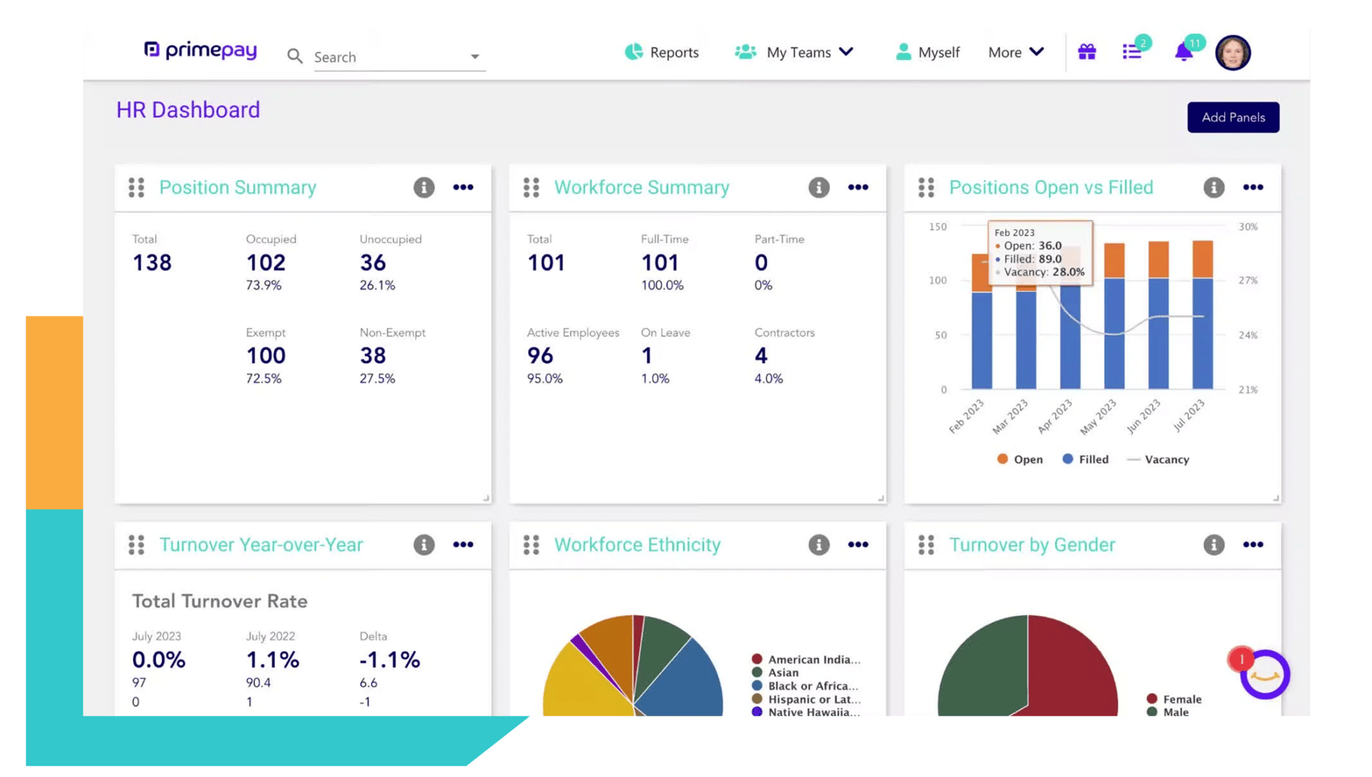 primepay hr dashboard